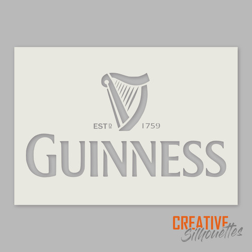 Guinness stencil birra - guinness,