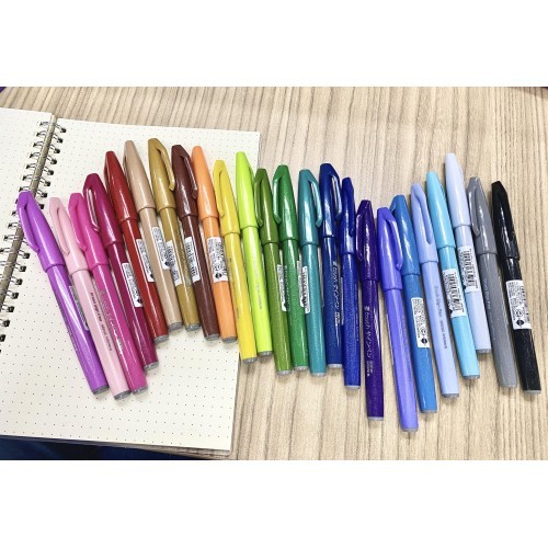 Penna pentel brush sign pen - penna,