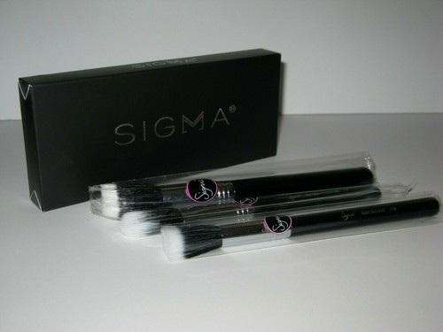 Trio pennello trucco fibra